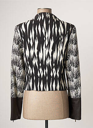 Veste casual poches noir LAUREN VIDAL femme