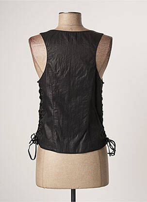 Veste casual coupe cintrée noir LAUREN VIDAL femme