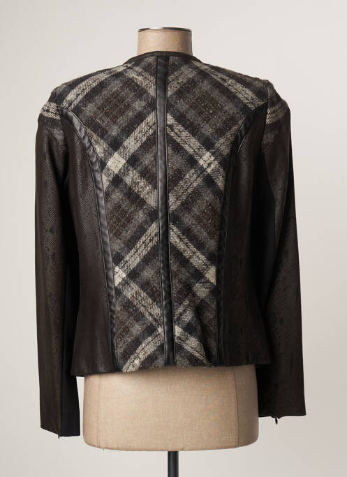 Veste casual noir LAUREN VIDAL pour femme