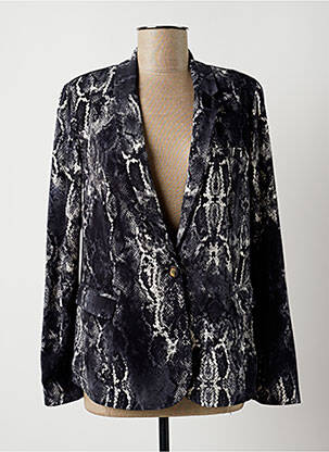 Blazer poches gris LAUREN VIDAL femme