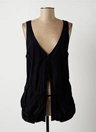 Veste casual coupe cintrée noir LAUREN VIDAL femme