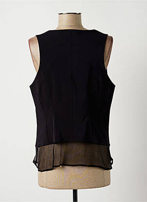 Veste casual coupe cintrée noir LAUREN VIDAL femme