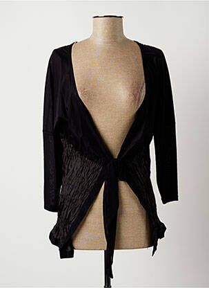 Veste casual coupe cintrée noir LAUREN VIDAL femme