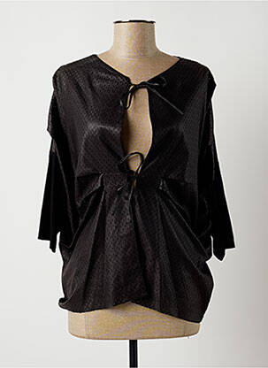 Veste casual noir LAUREN VIDAL femme