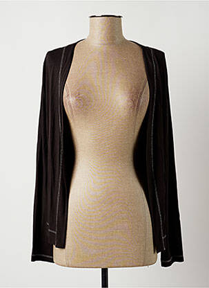 Veste casual coupe droite noir LAUREN VIDAL femme