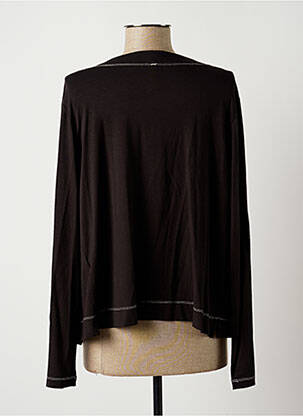 Veste casual coupe droite noir LAUREN VIDAL femme
