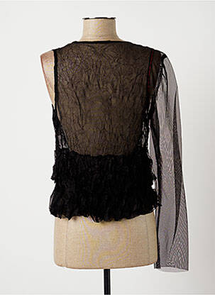 Veste casual manches longues noir LAUREN VIDAL femme