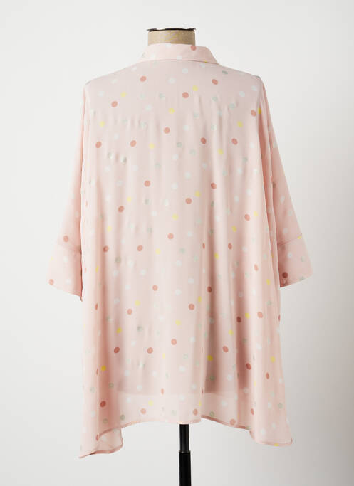 Tunique manches longues rose LAUREN VIDAL pour femme