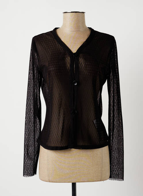 Veste casual noir LAUREN VIDAL pour femme