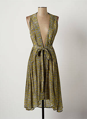 Veste casual coupe cintrée vert LAUREN VIDAL femme