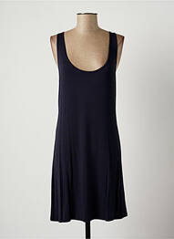 Robe mi-longue sans manche sans manche bleu LAUREN VIDAL femme