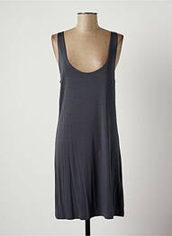 Robe mi-longue sans manche sans manche bleu LAUREN VIDAL femme