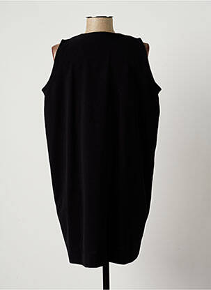 Robe courte sans manche sans manche noir LAUREN VIDAL femme