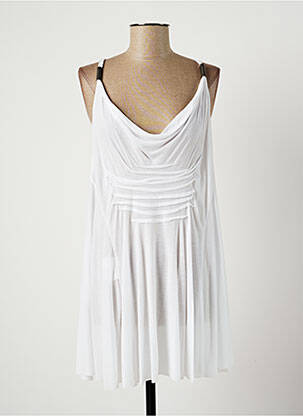 Tunique manches longues blanc LAUREN VIDAL femme