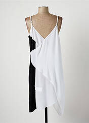 Robe courte blanc LAUREN VIDAL pour femme seconde vue