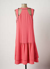 Robe mi-longue rose LAUREN VIDAL pour femme seconde vue