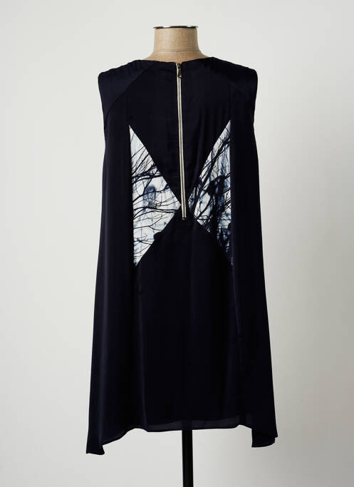 Robe courte bleu LAUREN VIDAL pour femme