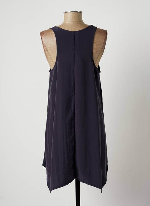 Robe courte gris LAUREN VIDAL pour femme