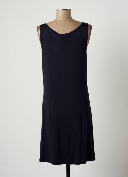 Robe mi-longue bleu LAUREN VIDAL pour femme