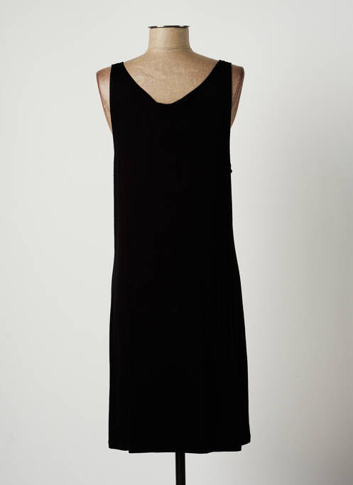 Robe mi-longue noir LAUREN VIDAL pour femme