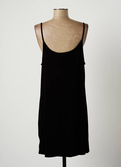 Robe mi-longue noir LAUREN VIDAL pour femme