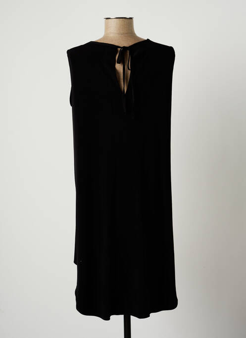 Robe mi-longue noir LAUREN VIDAL pour femme