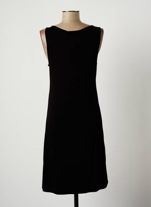 Robe mi-longue noir LAUREN VIDAL pour femme