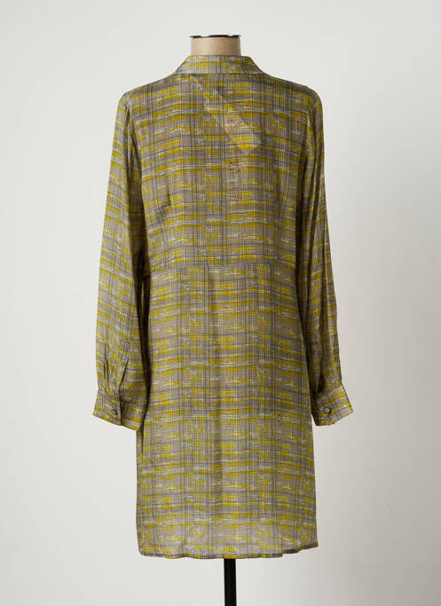 Robe mi-longue vert LAUREN VIDAL pour femme