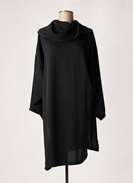 Robe courte manches 3/4 manches 3/4 noir LAUREN VIDAL femme