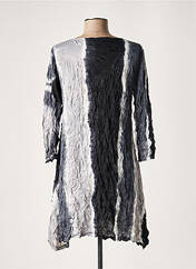 Robe courte gris LAUREN VIDAL pour femme seconde vue