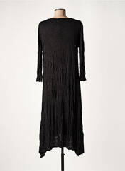 Robe mi-longue noir LAUREN VIDAL pour femme seconde vue