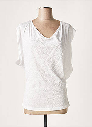T-shirt blanc LAUREN VIDAL pour femme