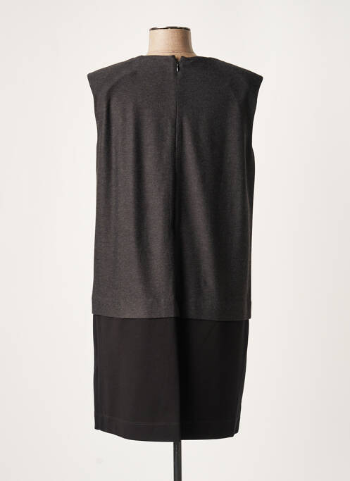 Robe courte gris LAUREN VIDAL pour femme