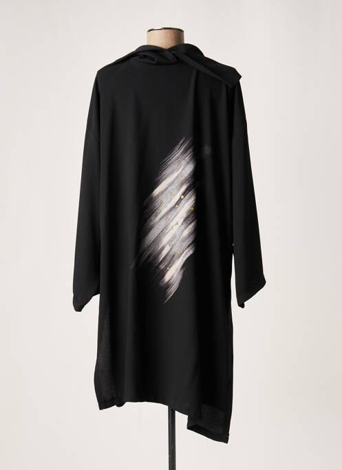 Robe courte noir LAUREN VIDAL pour femme