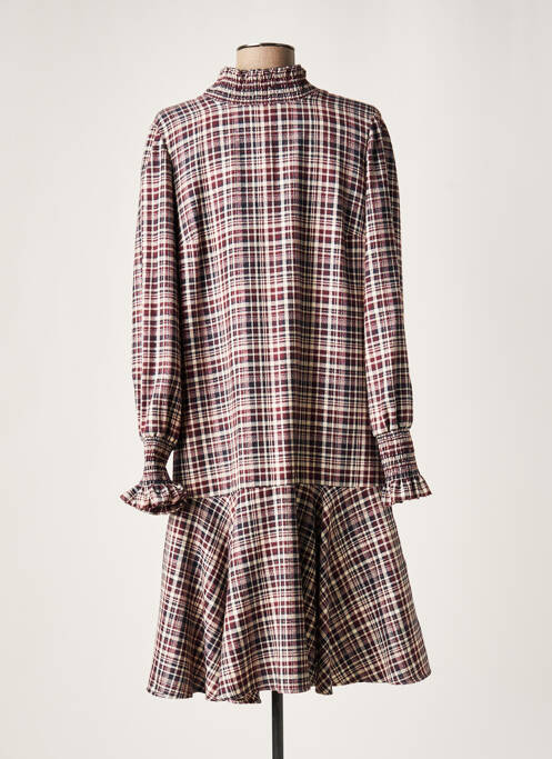 Robe mi-longue bleu LAUREN VIDAL pour femme