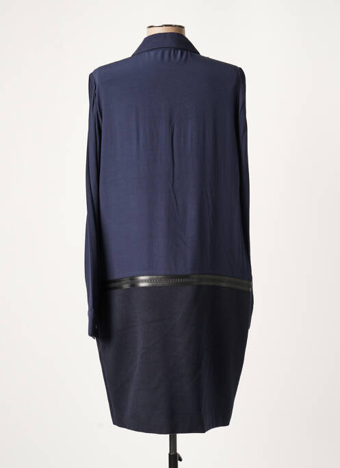 Robe mi-longue bleu LAUREN VIDAL pour femme