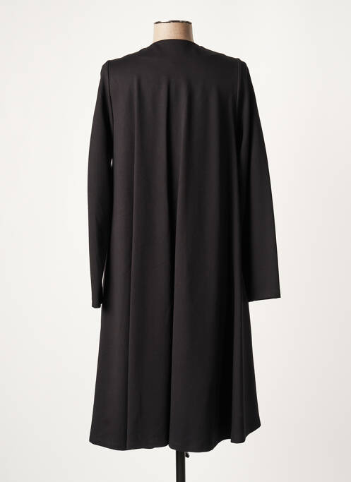 Robe mi-longue noir LAUREN VIDAL pour femme
