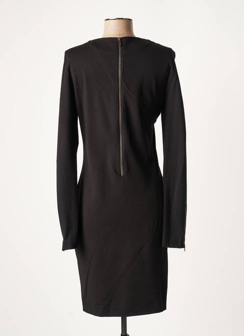 Robe mi-longue noir LAUREN VIDAL pour femme