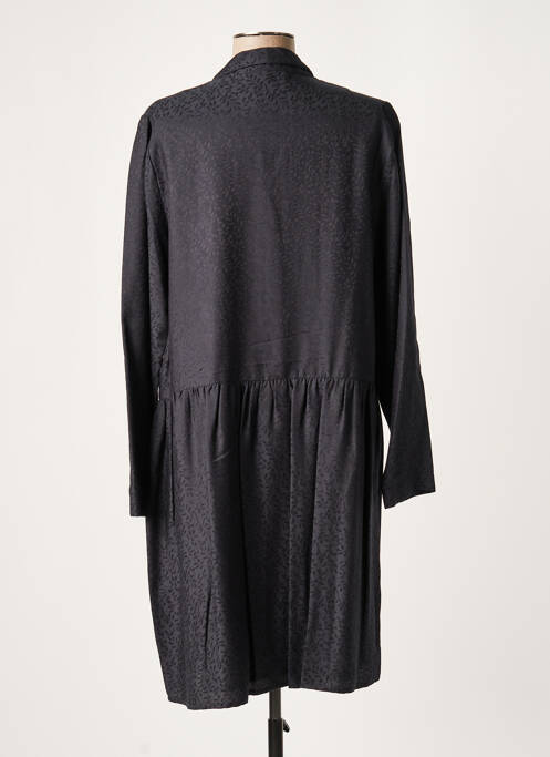 Robe mi-longue noir LAUREN VIDAL pour femme