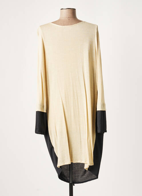 Robe mi-longue noir LAUREN VIDAL pour femme