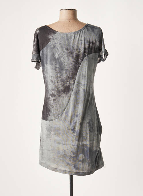 Tunique manches courtes gris LAUREN VIDAL pour femme