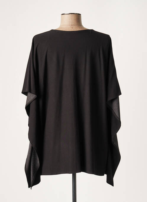 Tunique manches courtes noir LAUREN VIDAL pour femme