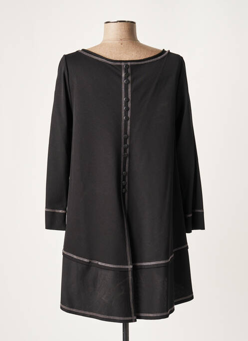 Tunique manches longues noir LAUREN VIDAL pour femme