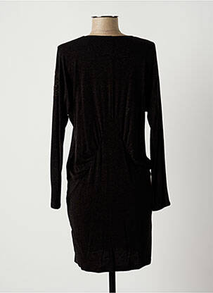 Robe mi-longue manches longues manches longues gris LAUREN VIDAL femme