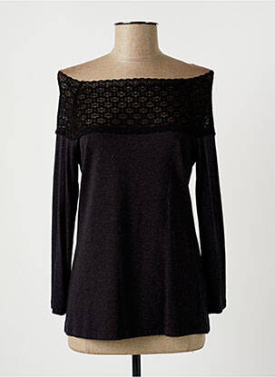 Top gris LAUREN VIDAL pour femme