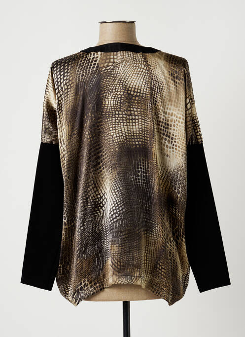 Blouse marron LAUREN VIDAL pour femme