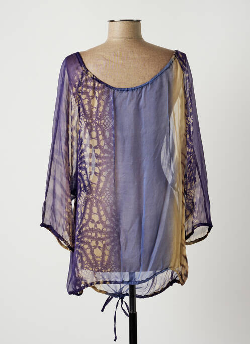 Blouse violet LAUREN VIDAL pour femme