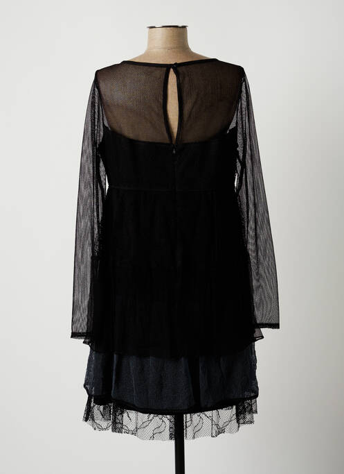 Robe courte noir LAUREN VIDAL pour femme