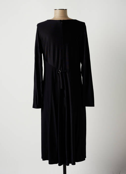 Robe mi-longue noir LAUREN VIDAL pour femme