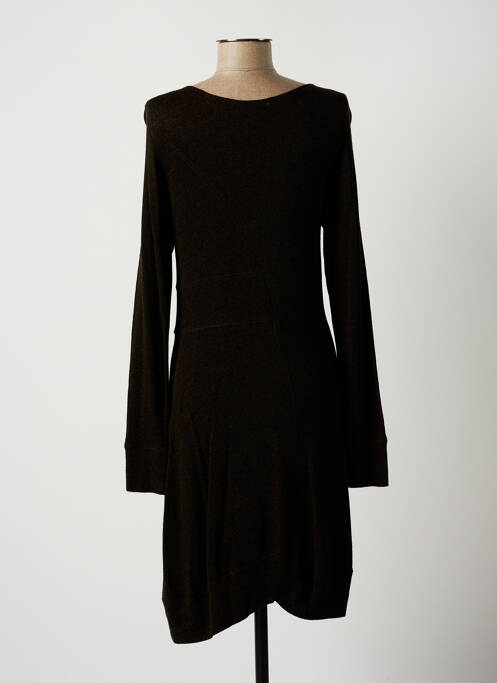 Robe mi-longue vert LAUREN VIDAL pour femme